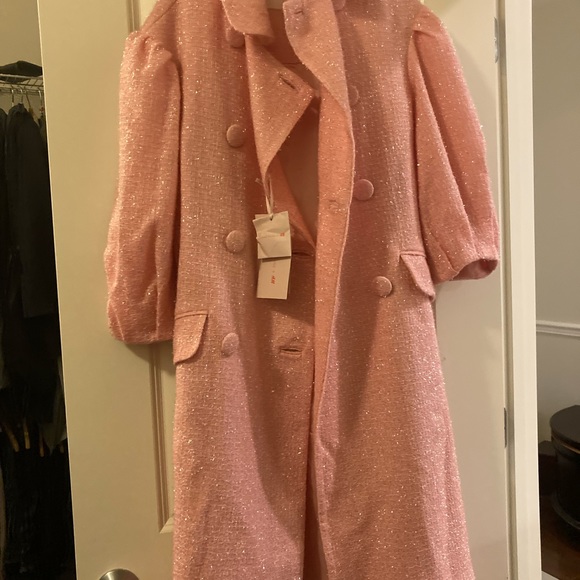 Simone Rocha X Hm Pink Coat Brand New 